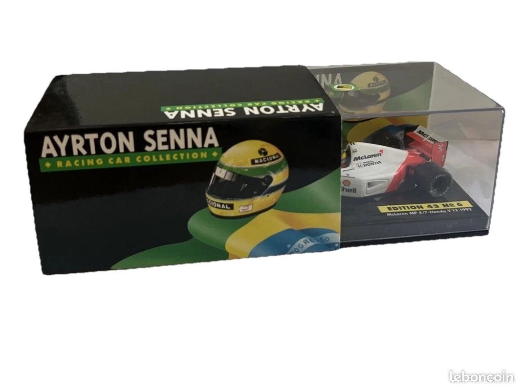 Miniature F1 MINICHAMPS 1/43 – McLaren D’Ayrton Senna – Test Silverstone 1983 – Neuve