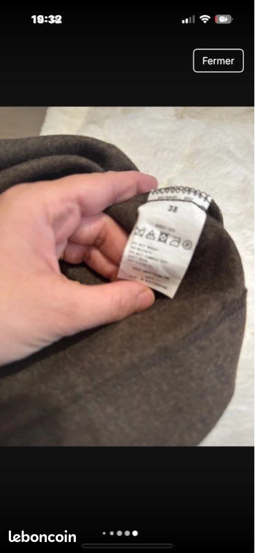 Jupe IKKS Bleue Taille 38 - En Polyester/lycra, Très Bon état