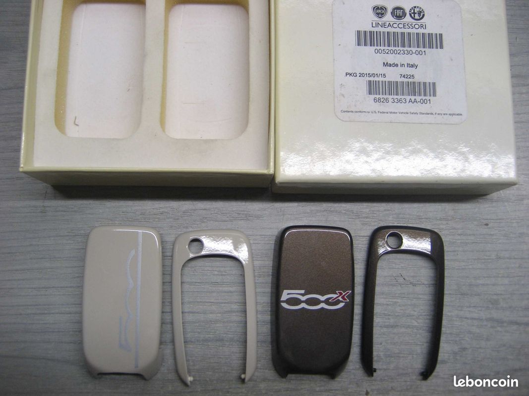 Kit de coques de clé pour Fiat 500