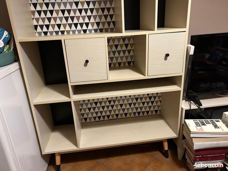 Bibliothèque scandinave (lire annonce complète) (image 4)