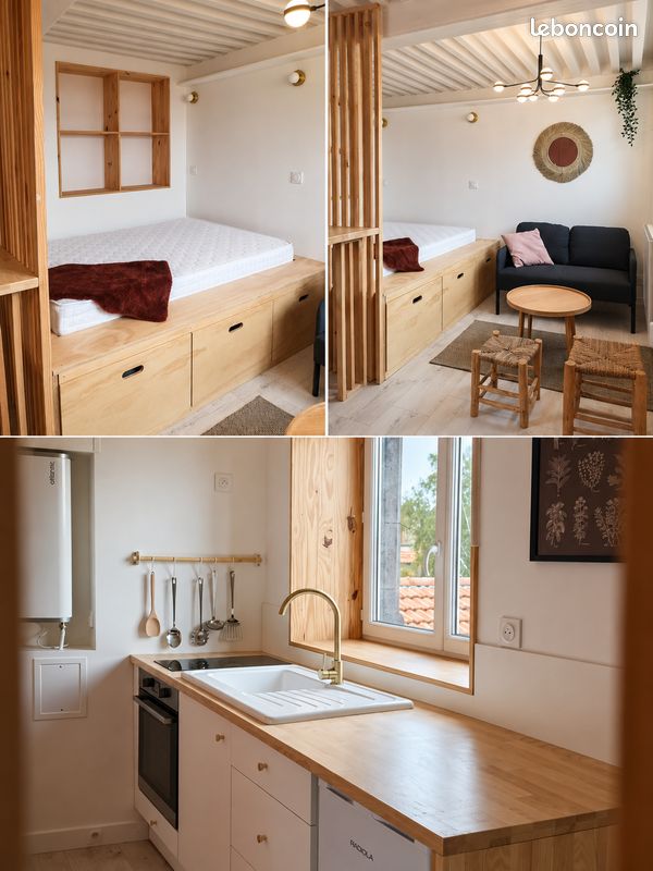 Appartement 1 pièce 19 m² · à Riom · 19 m² · 538 €/mois