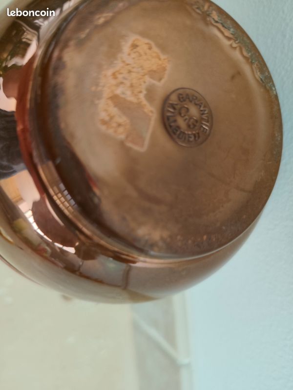 Vase amphore en cuivre Villedieu les poêles (image 4)