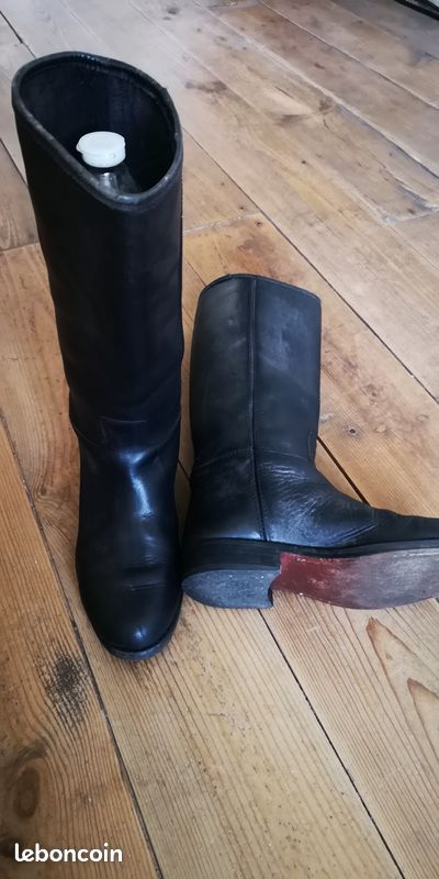Bottes tout cuir intérieur extérieur (image 1)