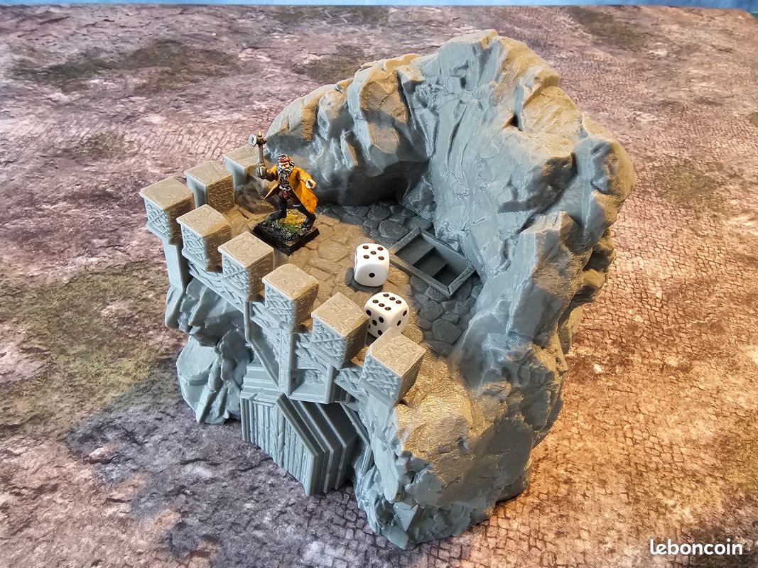 Bastion Nain - Dwarven Bastion - décor terrain accessoire wargame 28 ...
