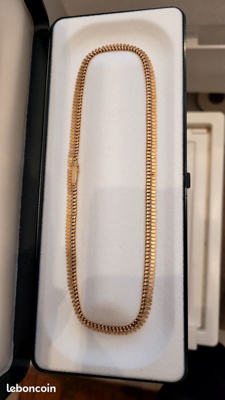CROWN TRIFARI Plaqué or 18 carats - collier pendentif