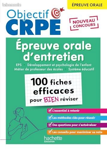 Livre crpe épreuve entretien (image 1)