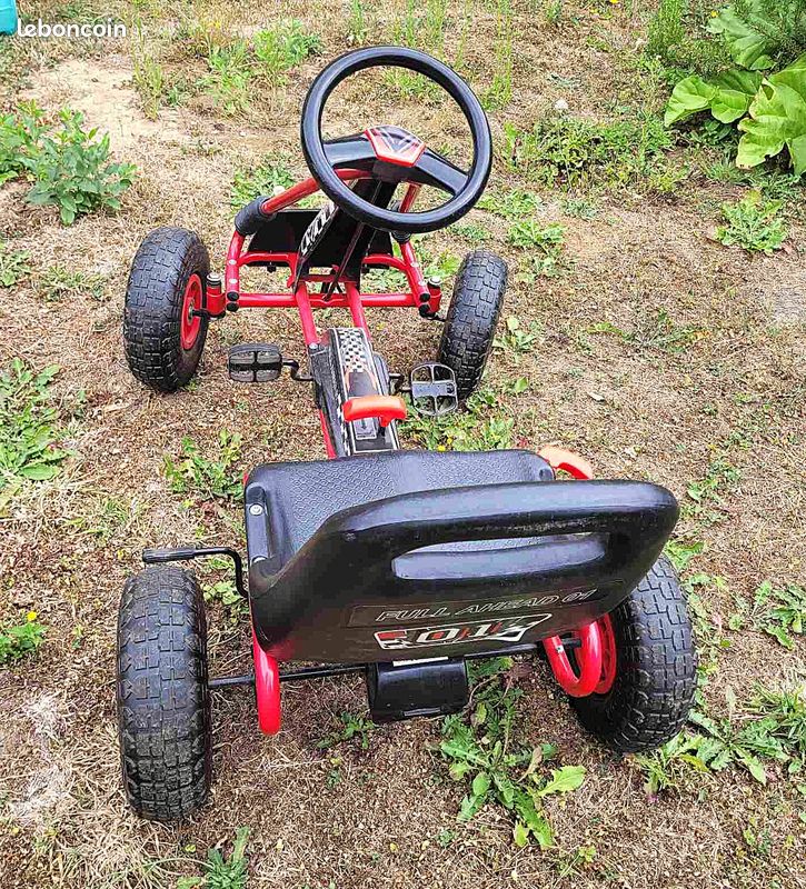 Kart à pédales enfant FULL AHEAD 01 - Siège réglable (4 à 8 ans) (image 3)