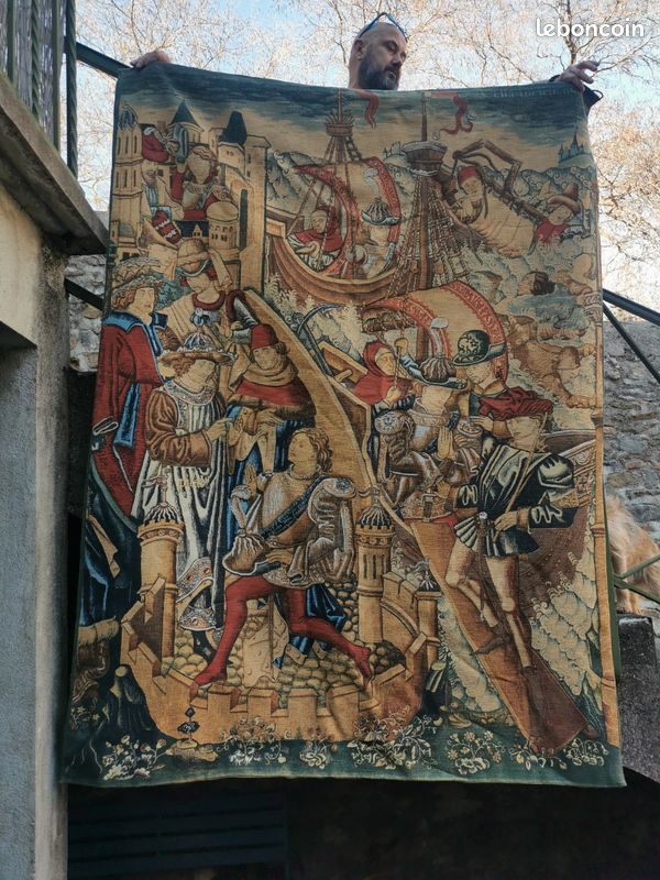 Superbe tapisserie décorative de l'atelier de Rambouillet