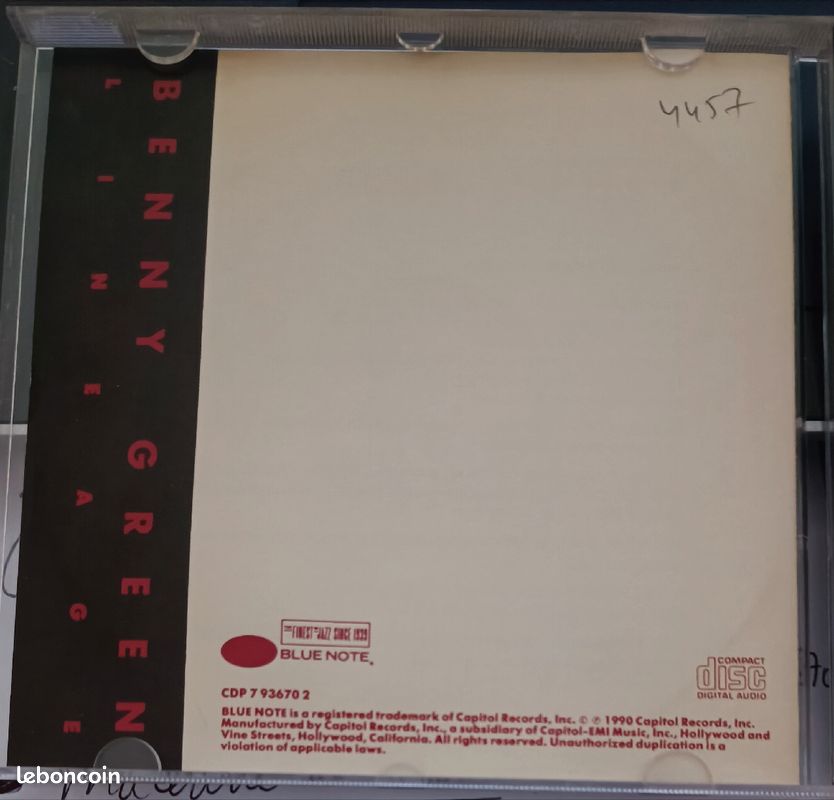 BENNY GREEN Lineage CD RAY DRUMMOND VICTOR LEWIS BLUE NOTE Jazztime (image 3)