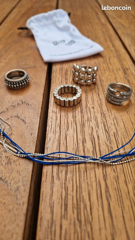 Divers bagues bracelet doriane argent Montres Bijoux