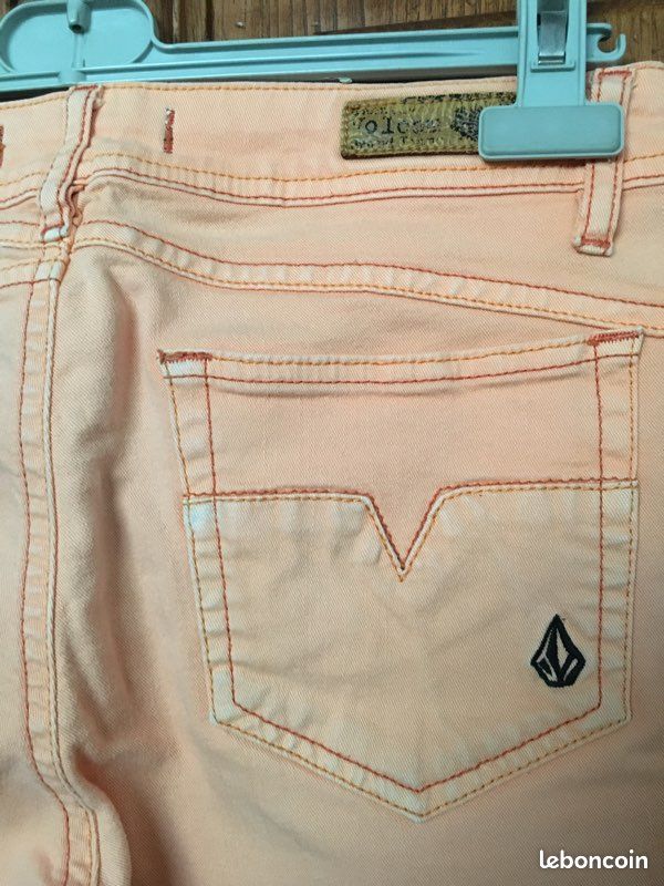 Pantalon orange clair Volcom (image 3)