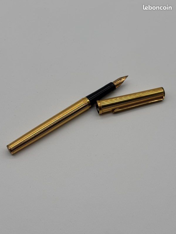 Stylo Roller Parker 85 Florence Neuf - Or Et Argenté - Idéal Pour Écriture Luxueuse