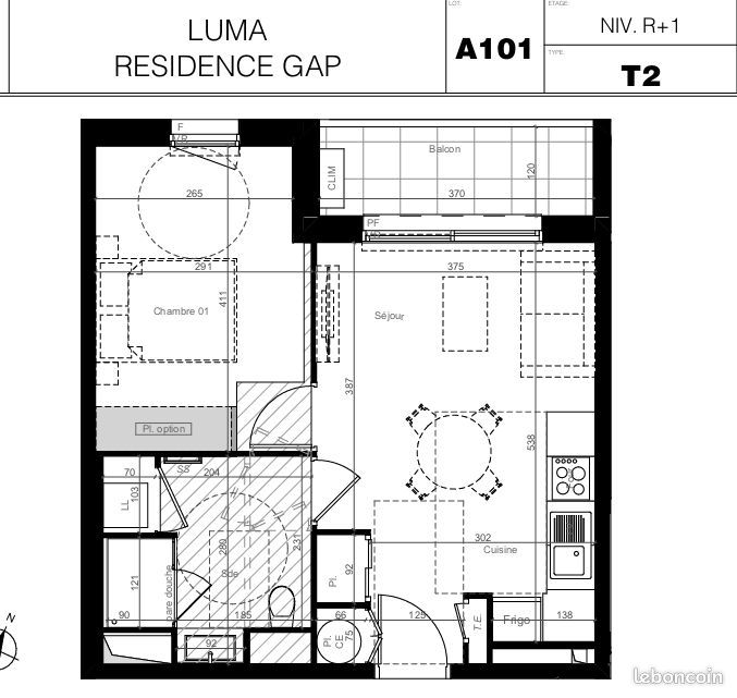 Appartement 1 pièce 38 m² · à Gap · 38 m² · 200 000 €