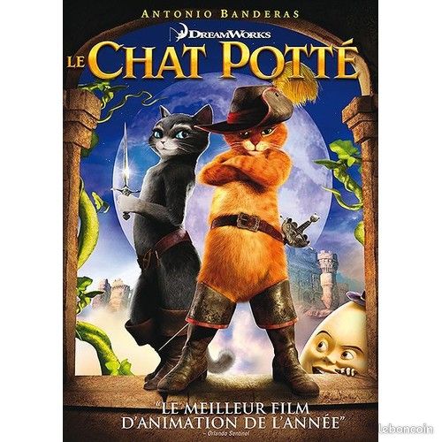 Le Chat Potté - DVD avec Antonio Banderas - neuf sous blister (image 1)