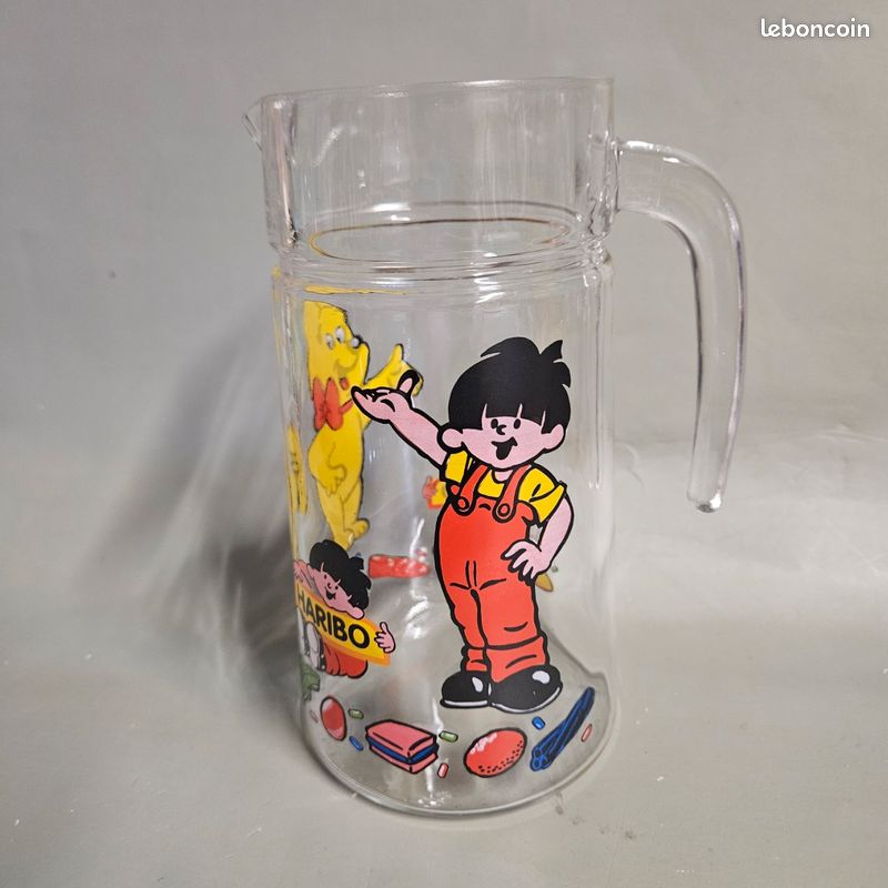 Service à orangeade Haribo vintage / carafe et 3 verres (image 3)