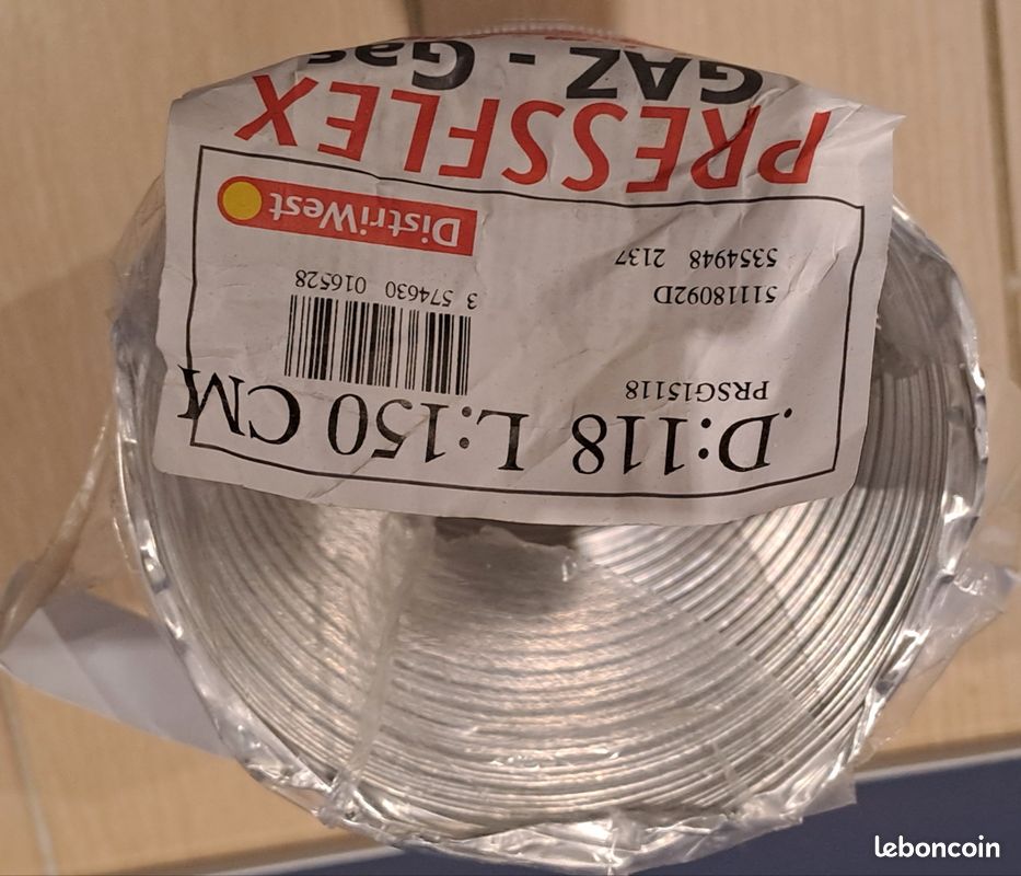 Tuyau d'évacuation fumée ALU (image 3)