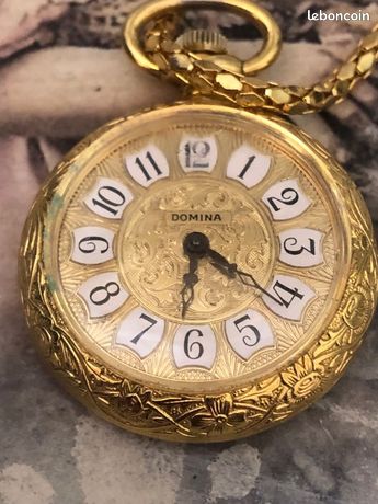 Pendentif Remontoir Montre Yanka Sur Chaîne - Mécanique Automatique - Neuf Sans étiquette