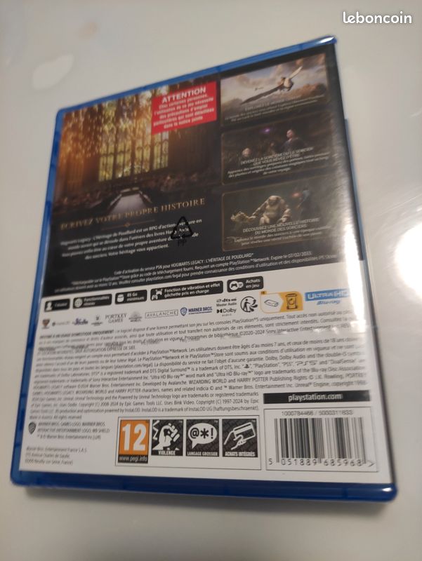 Hogwarts Legacy : L'Héritage De Poudlard - PS5 - Neuf Sous Blister - 2024