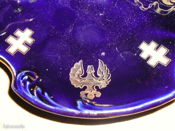 4 ASSIETTES LUNÉVILLE CREUSES 19ème CROIX LORRAINE CHARDONS MPÉRATRICE NAPOLEON EUR 59,00