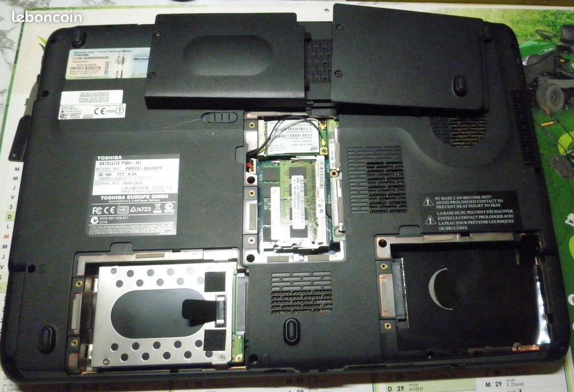 Dalle Ecran 17 LCD pour TOSHIBA Satellite P300-1A4