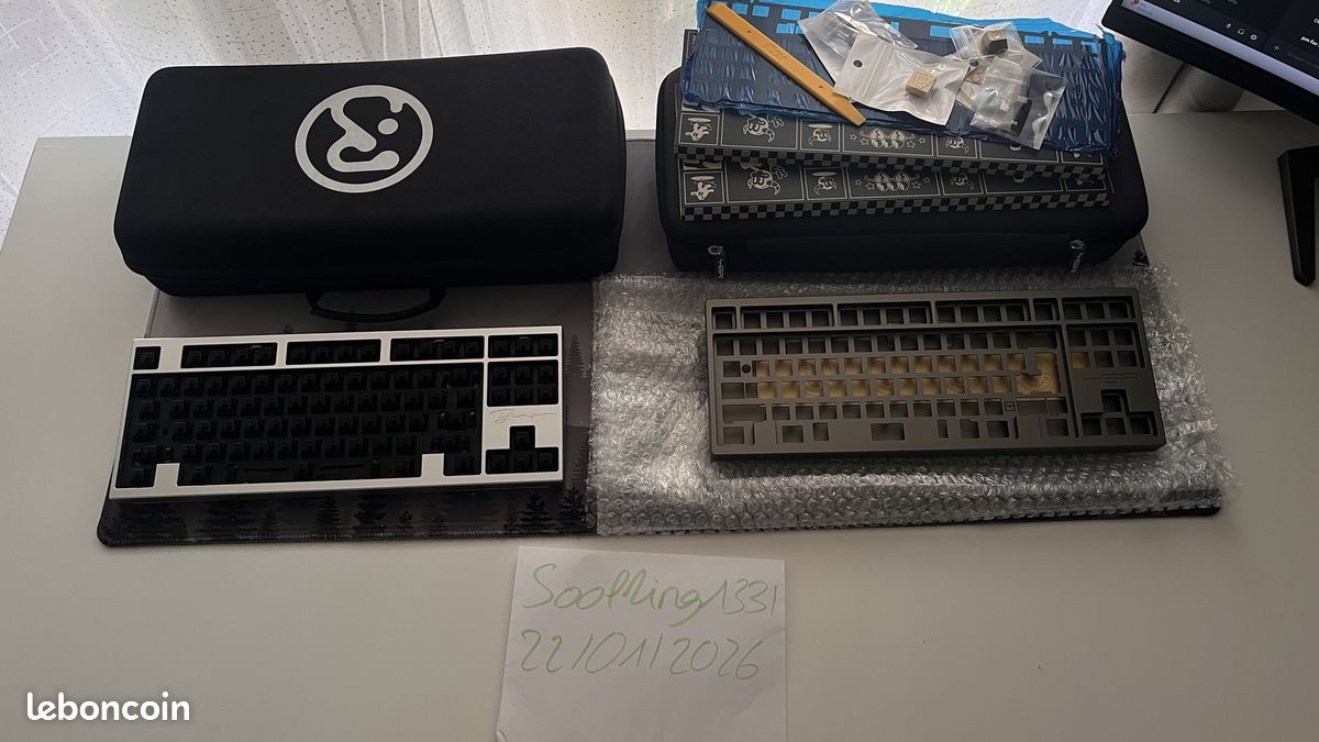 Neuf TGR Jane V3 Rubrehose edition gris WKL clavier custom 