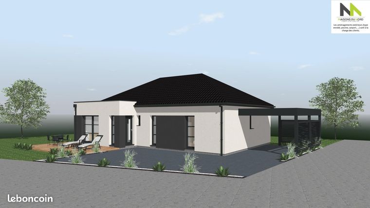 Terrain 411 m² Curgies