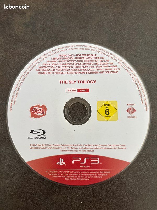 Jeu PS3 THÉ SLY TRILOGY sans boîte (image 1)