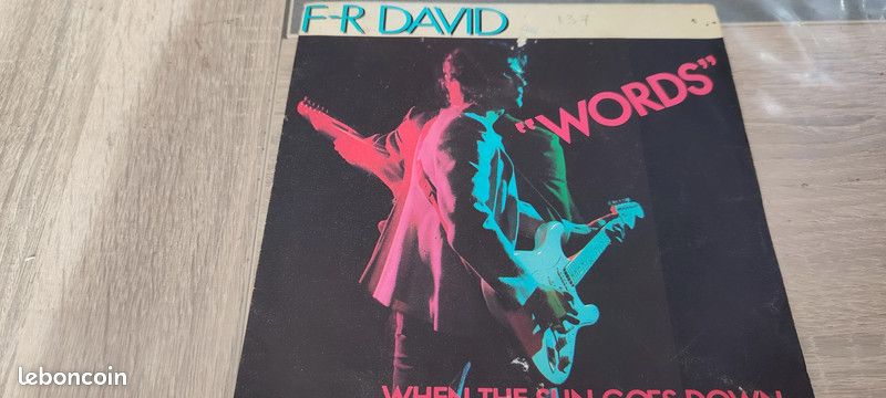 45 tours vinyle F-R David Words (image 1)