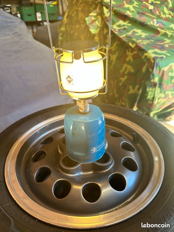 Lampe à Gaz Vintage Campingaz LUMIGAZ C 200 – Bleue, Avec Emballage D'origine