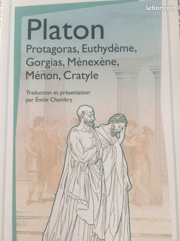Platon, Protagoras Euthydème... (image 1)