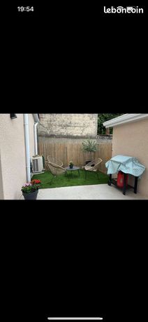 Maison 2 chambres +garage + terrasse +terrain