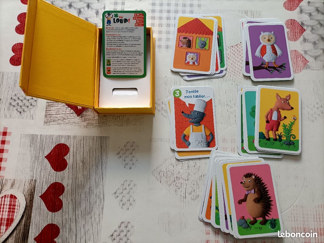 Jeu de cartes au Loup Nathan maternelle primaire (image 3)