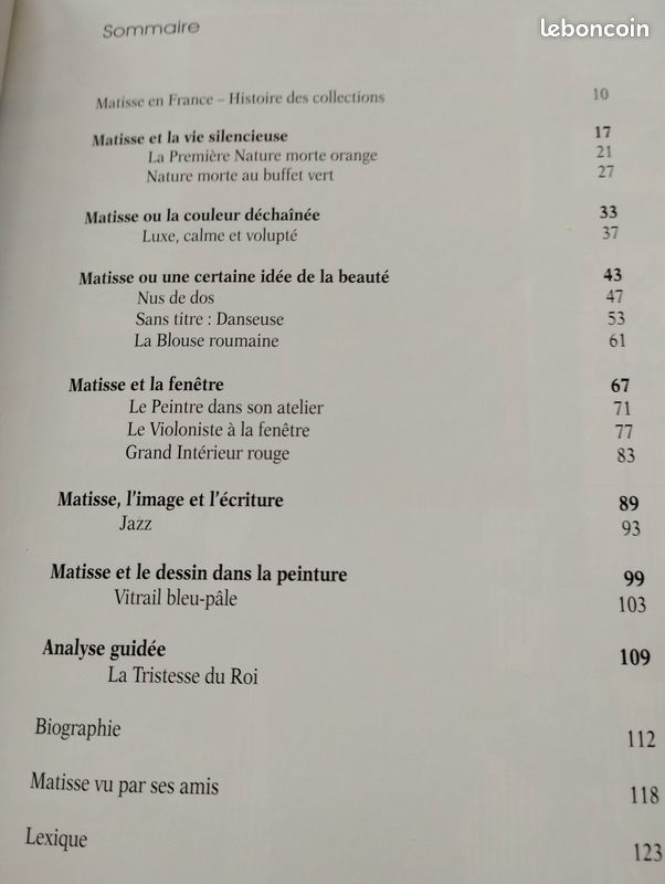 Livre sur Matisse (image 4)