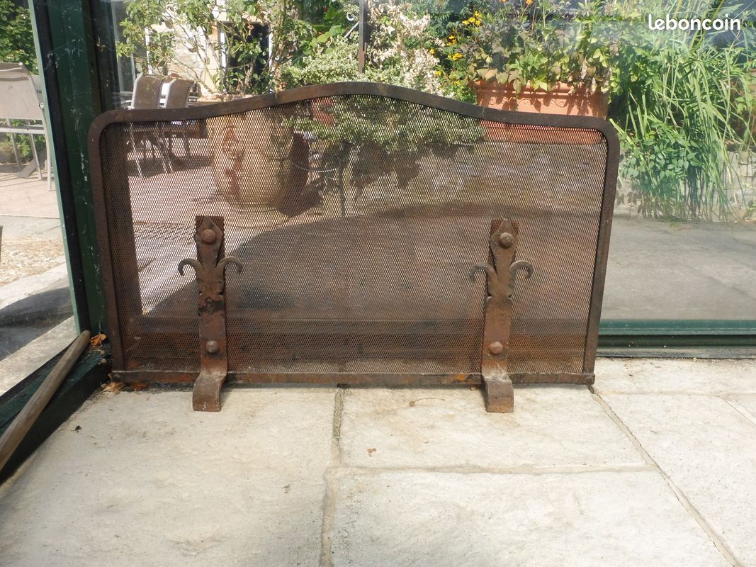 Ensemble fer forgé qualité pour cheminée (image 5)