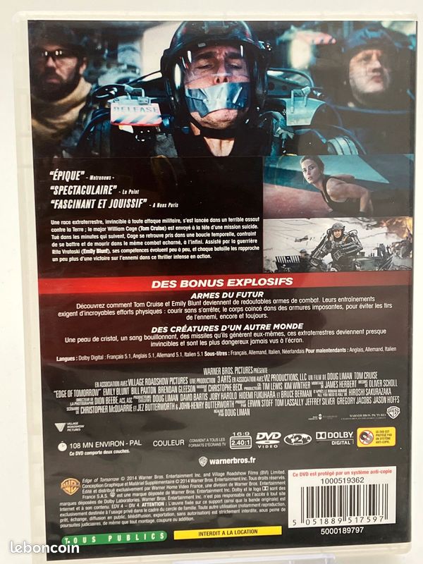 DVD Vivre Mourir Recommencer (image 2)