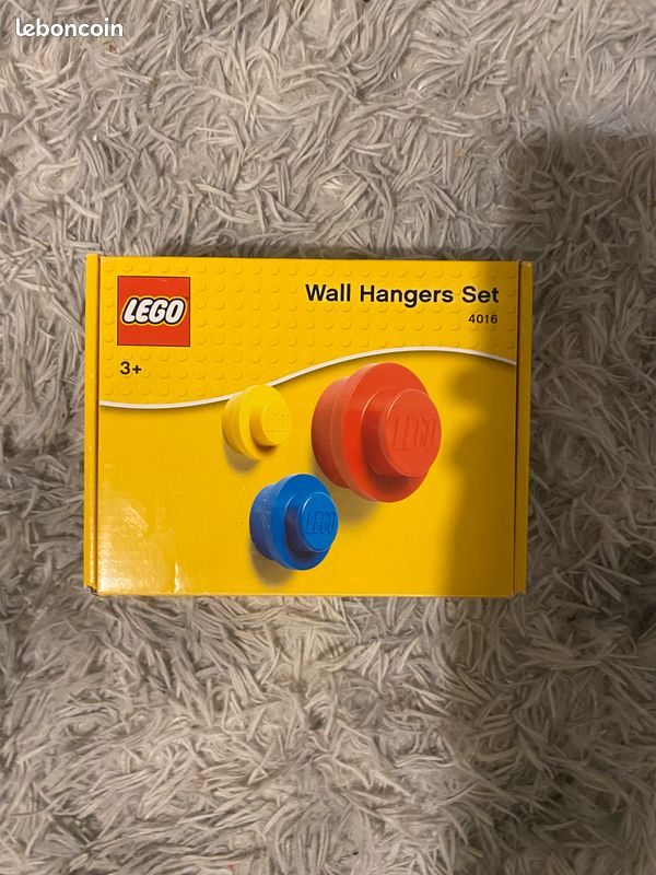 Lego- port manteaux tricolore lego (image 1)