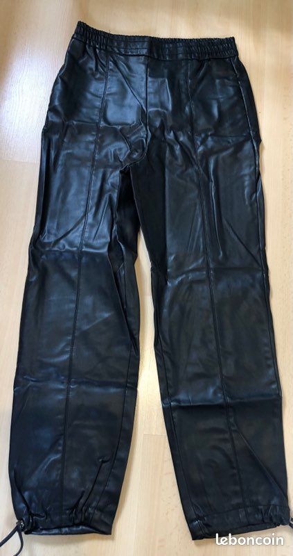 Pantalon simili cuir femme taille XS Zara Vêtements