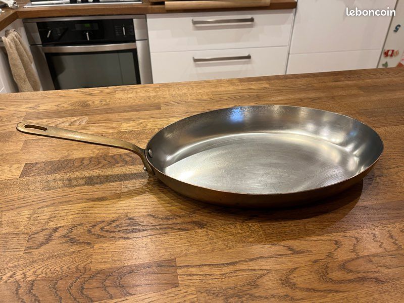Sauteuse 24 cuivre étamé Dehillerin - Arts de la table