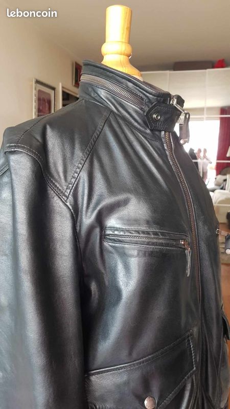 Blouson homme Army cuir Schott LC9308 - N.Y.C (image 8)