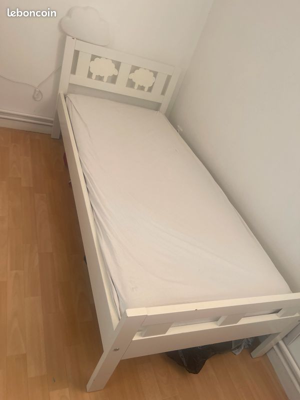 Lit + matelas IKEA - KRITTER (image 1)