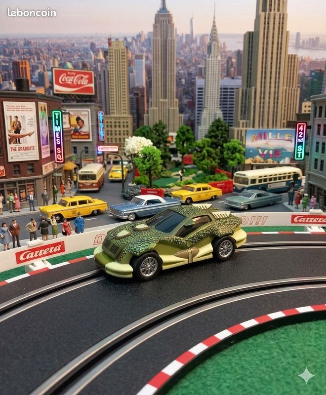 Voiture pour circuit Carrera GO Spiderman "Lézard" (image 1)