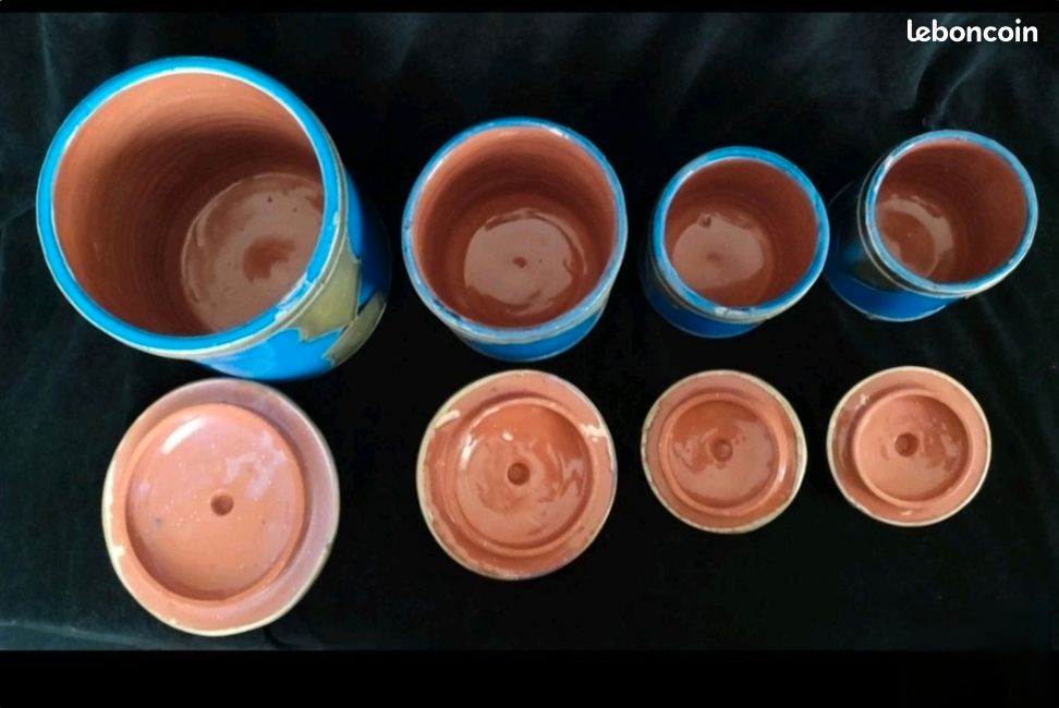 Magnifiques pots en terre cuite et métal (image 4)