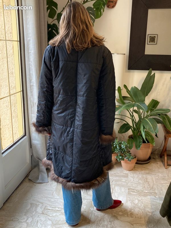 Manteau noir Adolfo Dominguez (image 3)