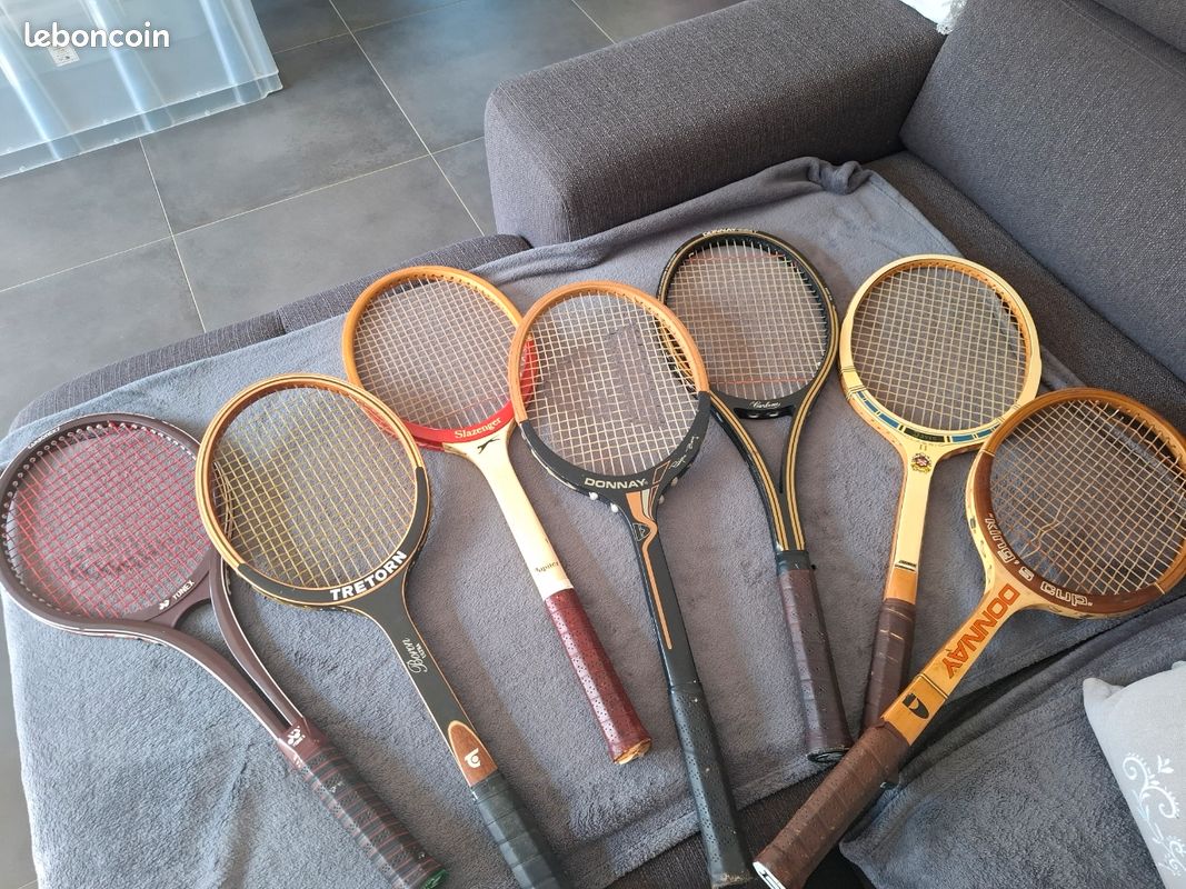 Duo de raquette de tennis vintage - Collection