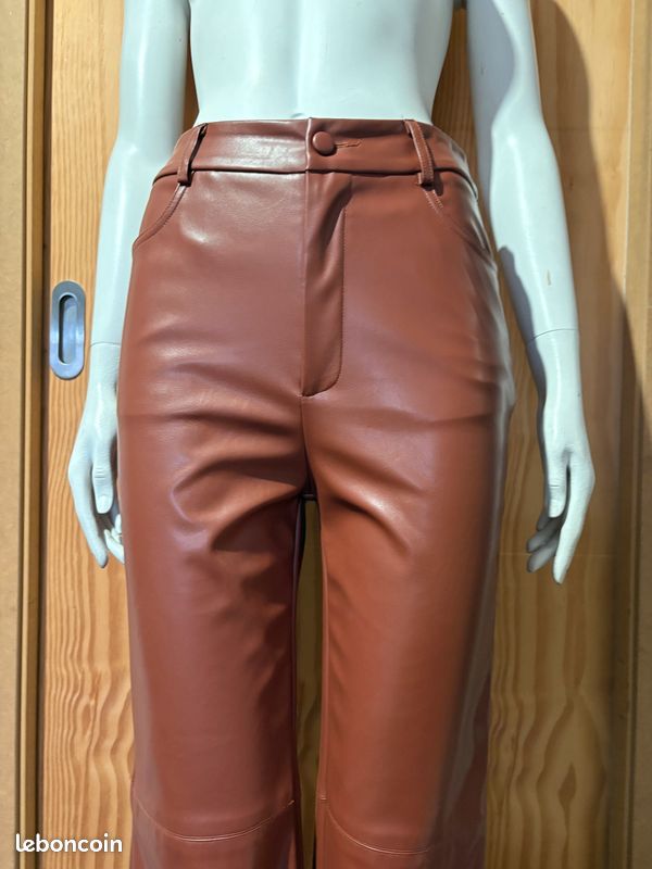 Pantalon simili cuir Shein (image 3)