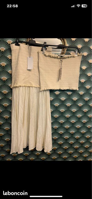 Jupe et bustier couleur Neuf jamais mis Ensemble tailleur