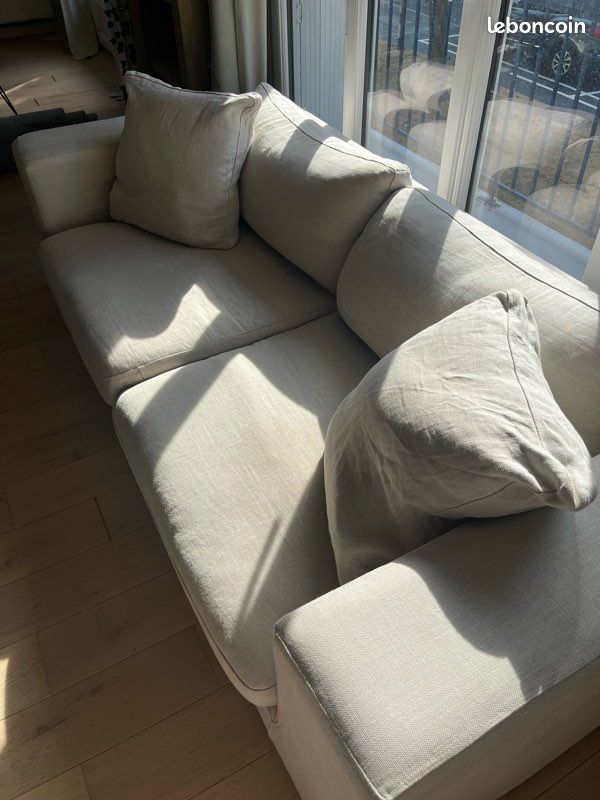 Canapé beige (image 3)
