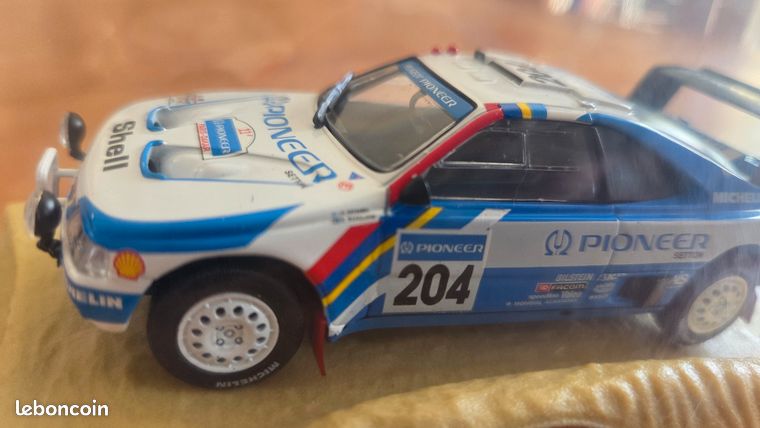 VEHICULE PARIS DAKAR Peugeot Turbo 16 1/43 Norev Miniature Boite No