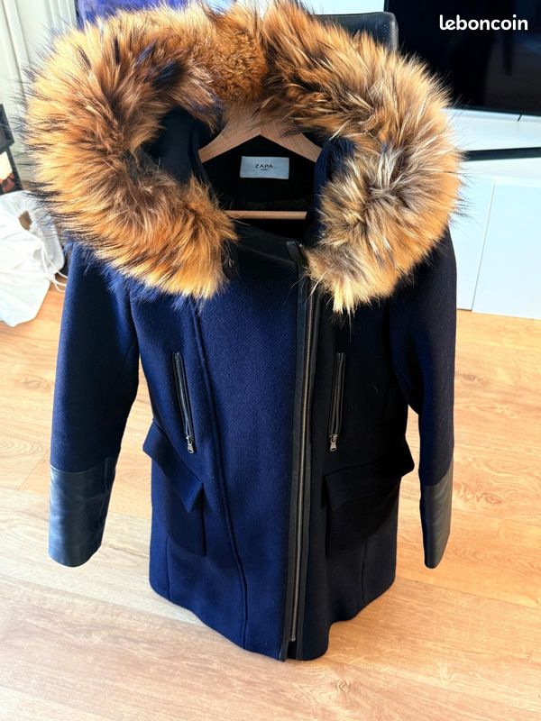 Capuche Fourrure Zapa Vetements Manteau ZAPA Vêtements