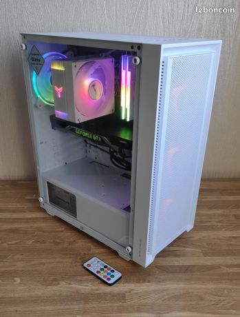 PC Gamer Blanc Ryzen 5 - Ordinateurs